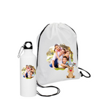 PACK MORRAL POLIESTER + BOTELLA PERSONALIZADOS