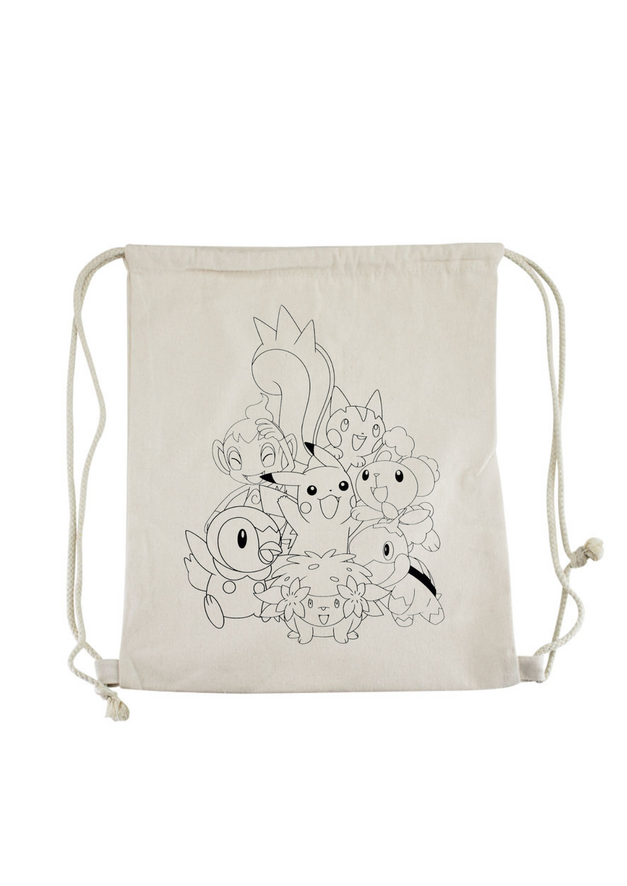 MOCHILA DE ALGODÓN PARA PINTAR O BORDAR