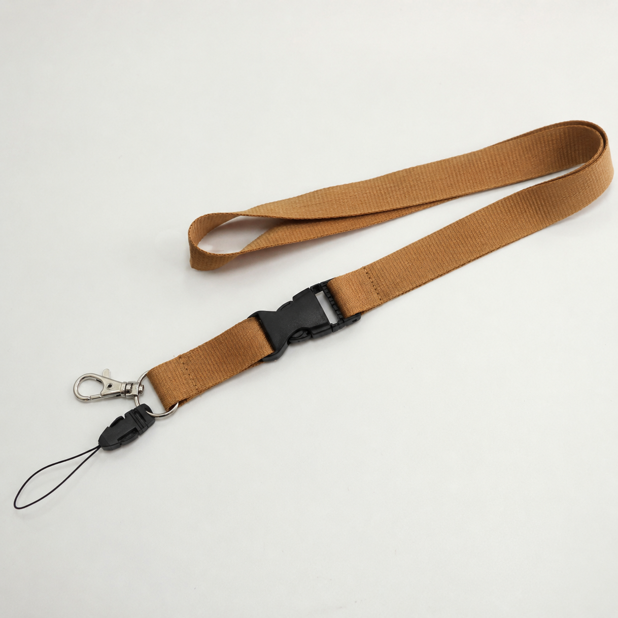 Mockup de Lanyard Premium Texturado Encobrizado
