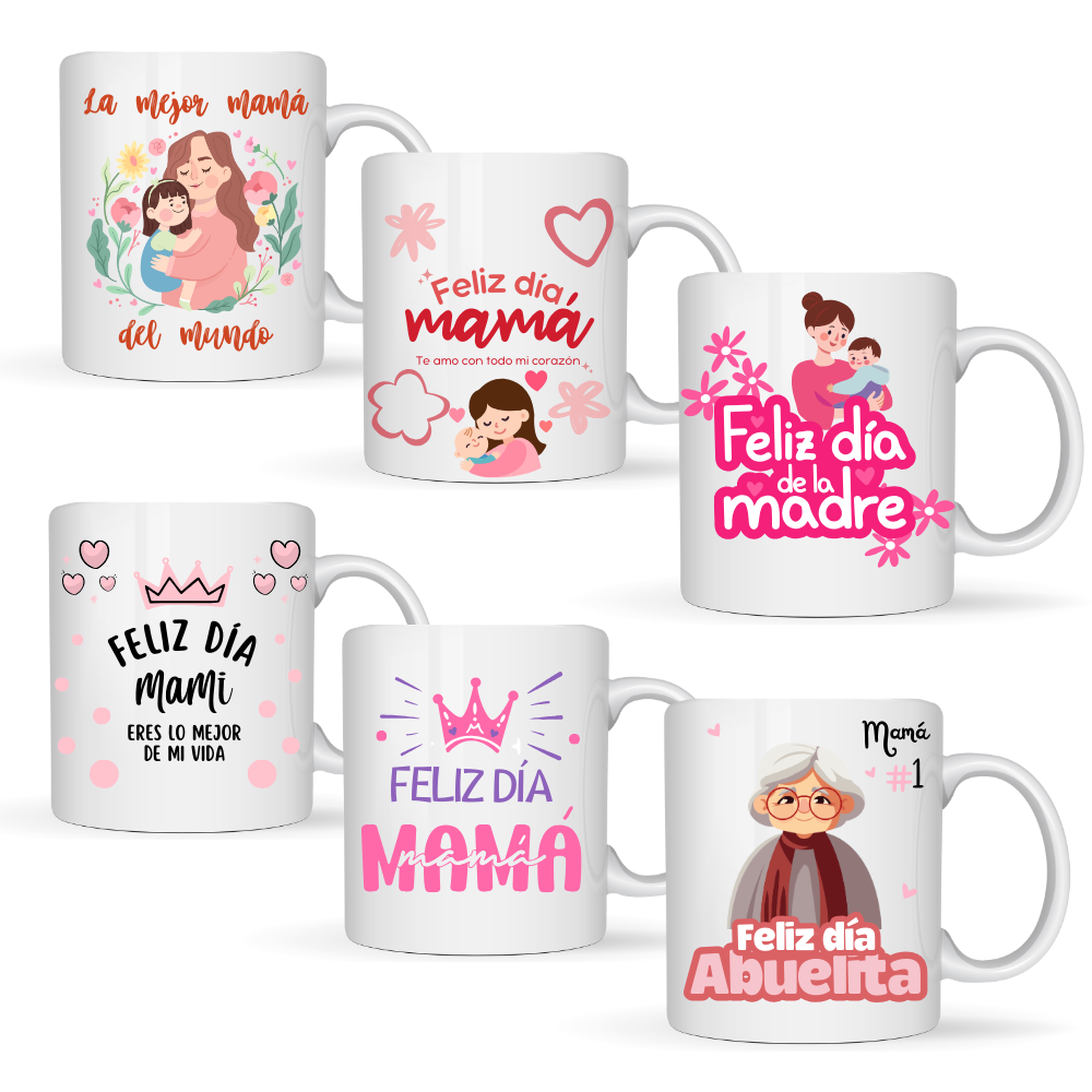 Pack 12 Tazas Día de la Madre