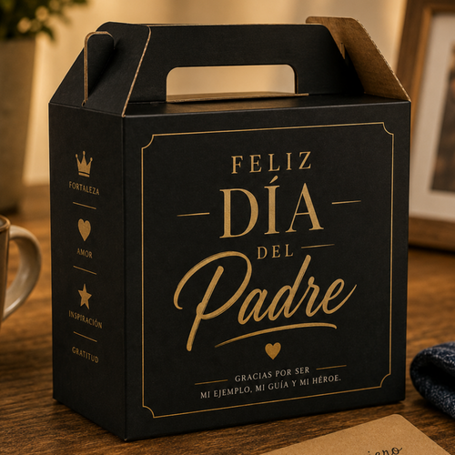 CAJA AUTOARMABLE DE REGALO DÍA DEL PADRE