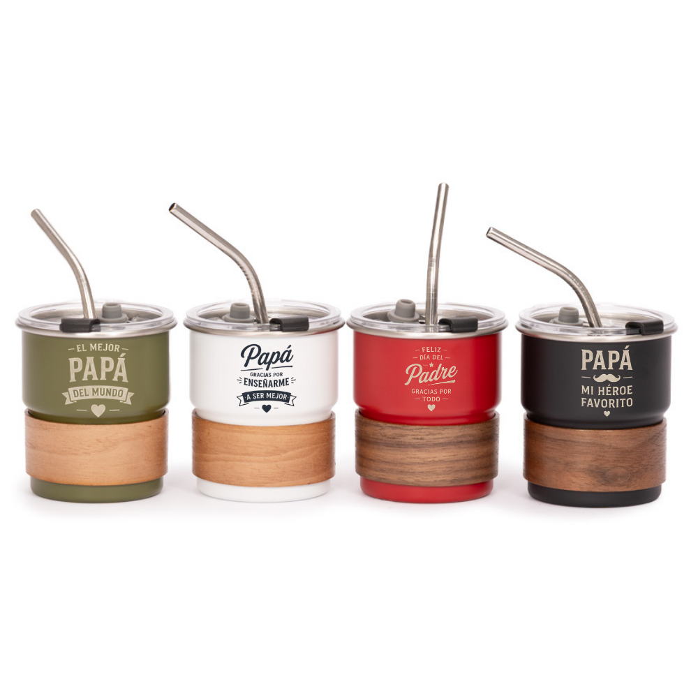 MUG MATERO PERSONALIZADO + BOMBONES DÍA DEL PADRE