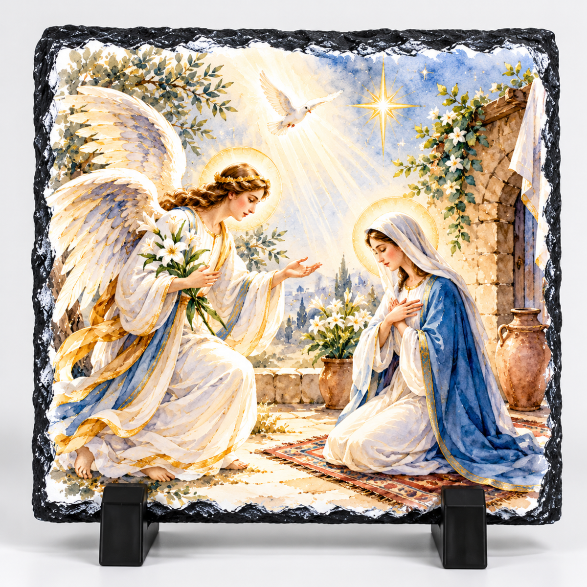Roca Sublimada Navideña con Diseños Religiosos