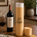 CAJA PARA BOTELLA DE VINO PERSONALIZADA DÍA DEL PADRE