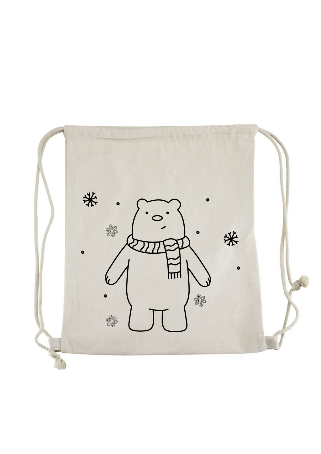 MOCHILA DE ALGODÓN PARA PINTAR O BORDAR