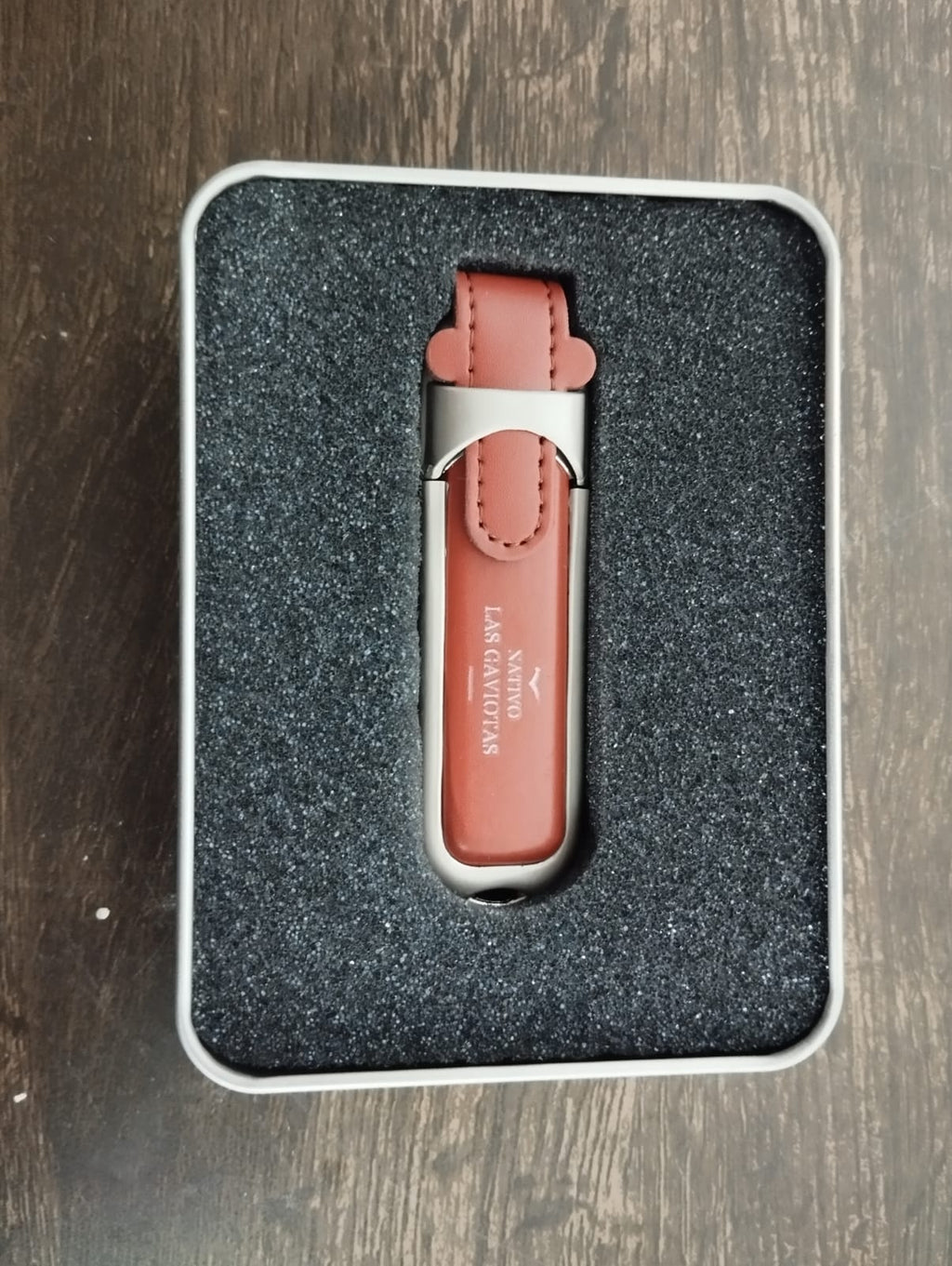 USB Pendrive 64GB de Cuero PERSONALIZADO