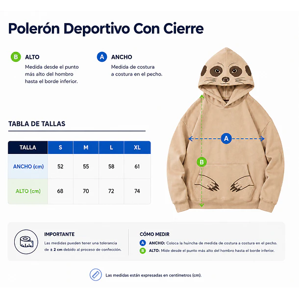 Polerón de Algodón de SURICATA