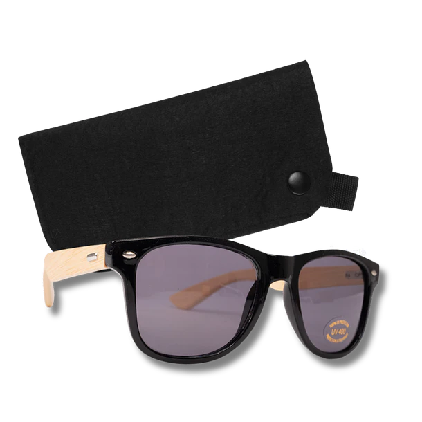 Anteojos Lentes de sol "BAMBOO" UV400 Con Funda