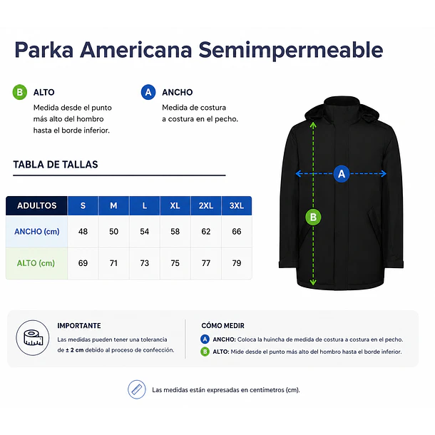Parka Americana Semimpermeable SURICLIMBING