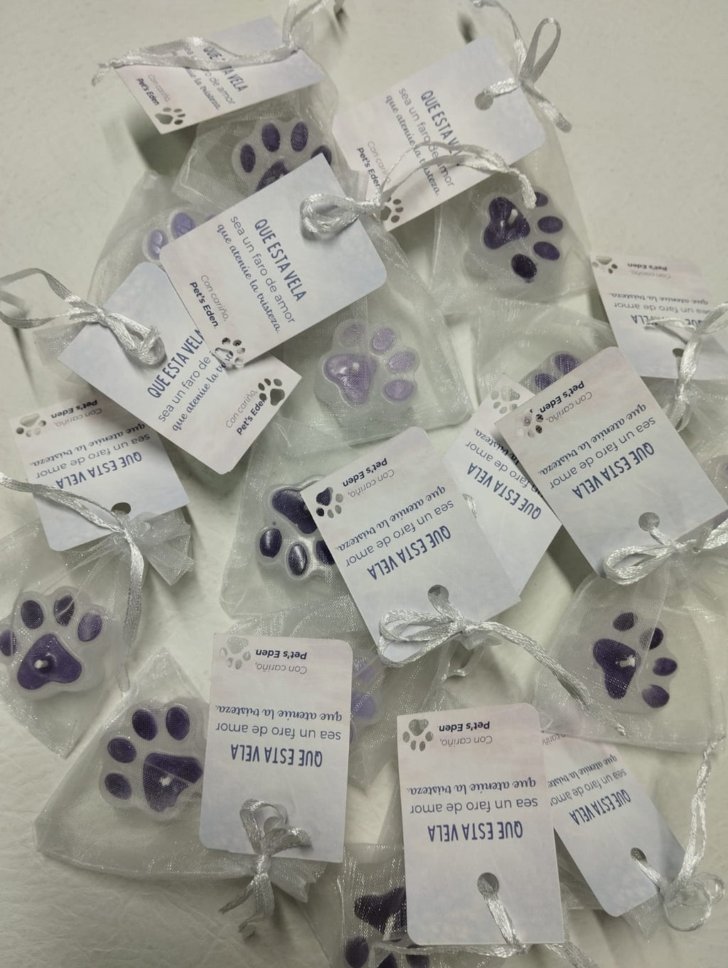 VELAS DE PATITAS (Producto exclusivo Pet's Eden)