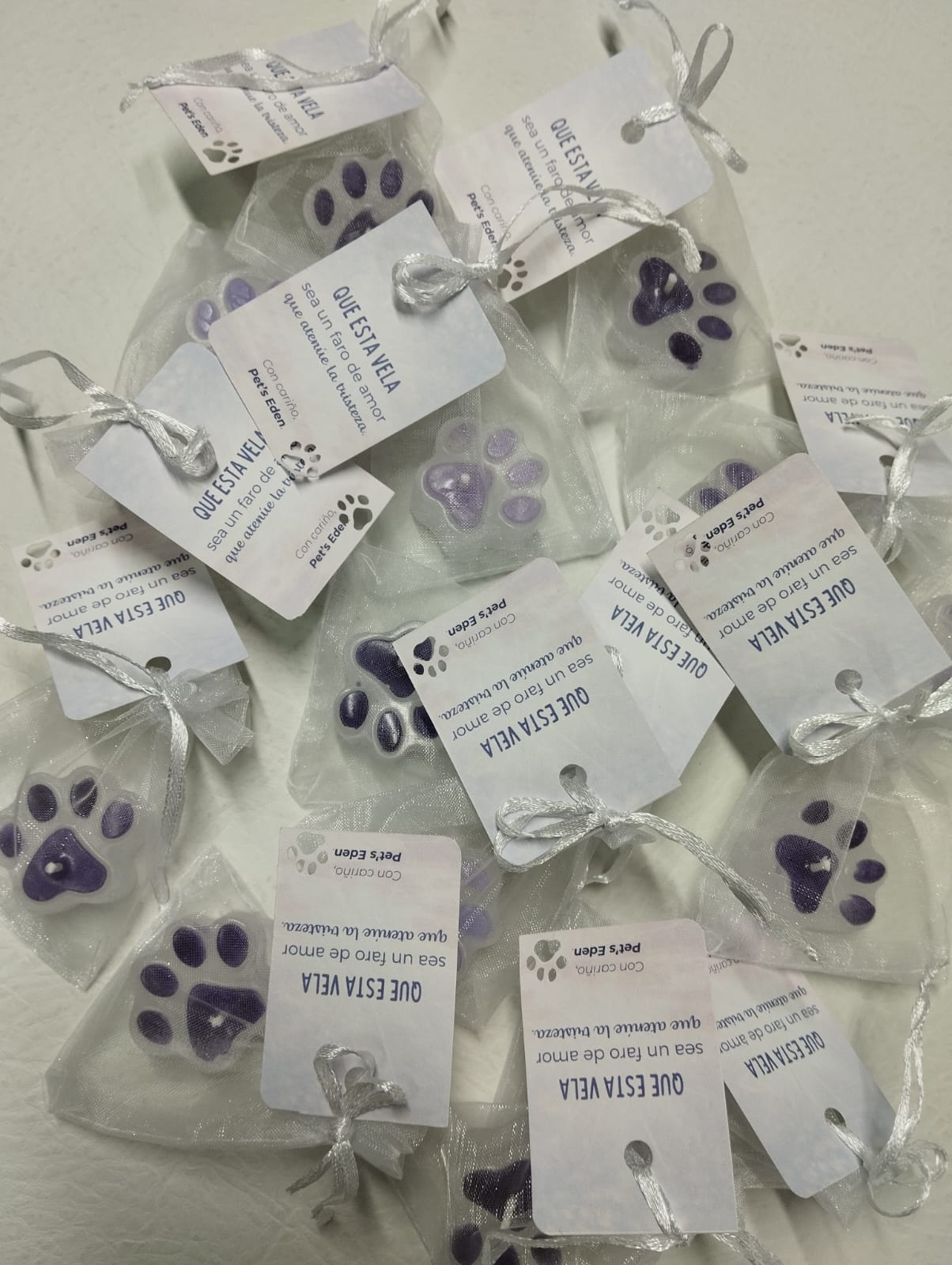 VELAS DE PATITAS (Producto exclusivo Pet's Eden)