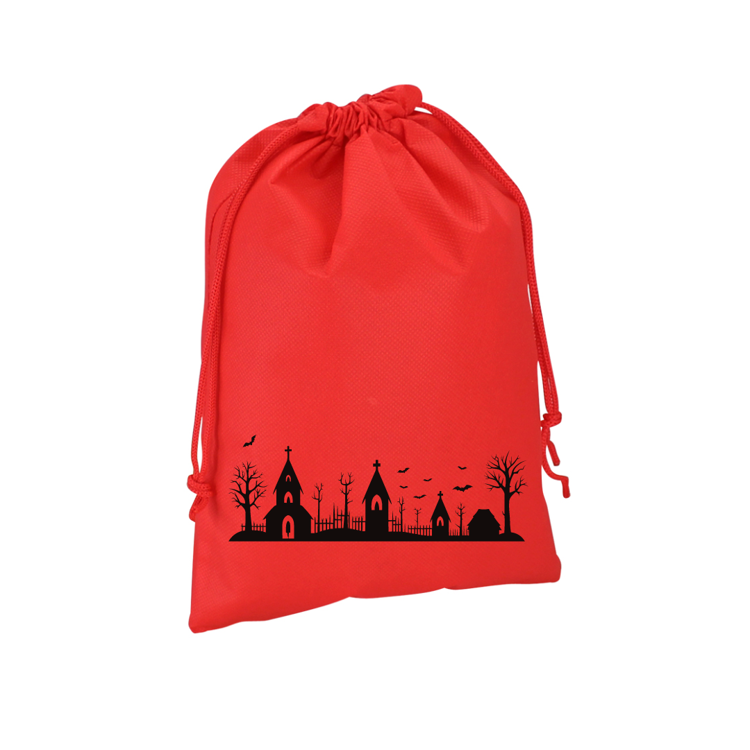 PACK 12U BOLSAS SURTIDAS DE TNT PARA DULCES DE HALLOWEEN