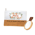 Pack Maquillaje Mamá: Neceser de Corcho + Espejo