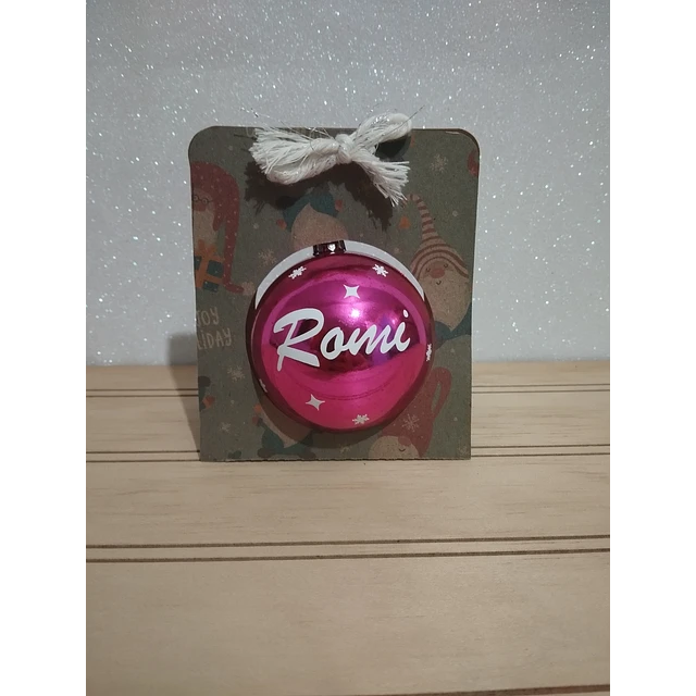 ESFERAS NAVIDEÑAS PERSONALIZADAS PARA ÁRBOL