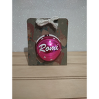 ESFERAS NAVIDEÑAS PERSONALIZADAS PARA ÁRBOL