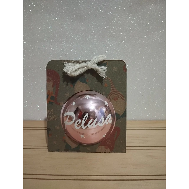 ESFERAS NAVIDEÑAS PERSONALIZADAS PARA ÁRBOL