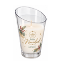 Vela Navideña en Vaso Acrílico Personalizada
