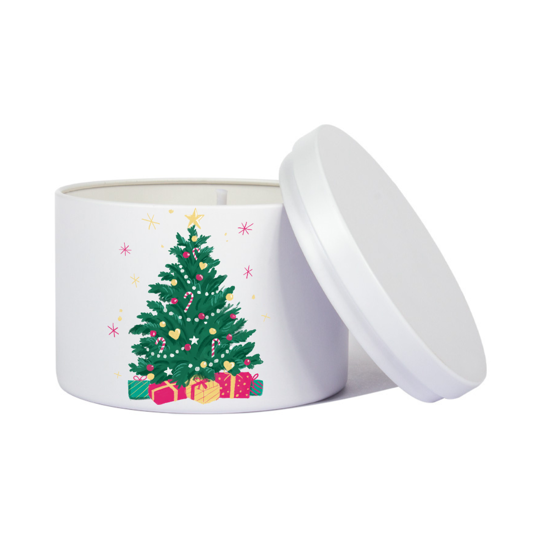 VELA AROMÁTICA CAJA METALICA PERSONALIZADA