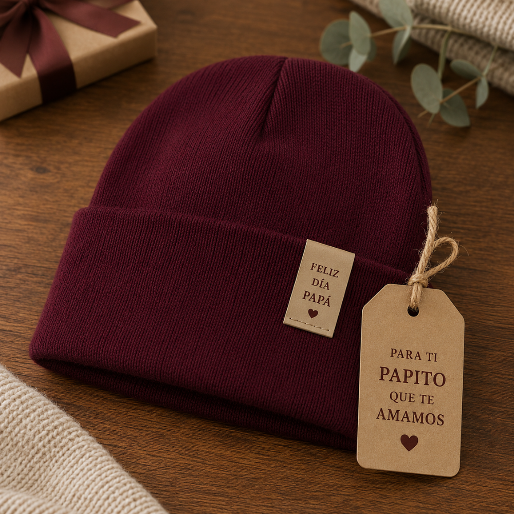 GORRO DE LANA PERSONALIZADO DÍA DEL PADRE