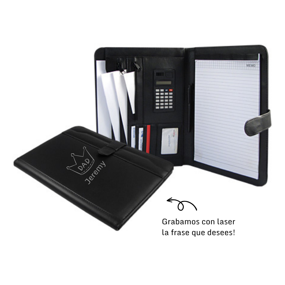 CARPETA ECO-CUERO DÍA DEL PADRE