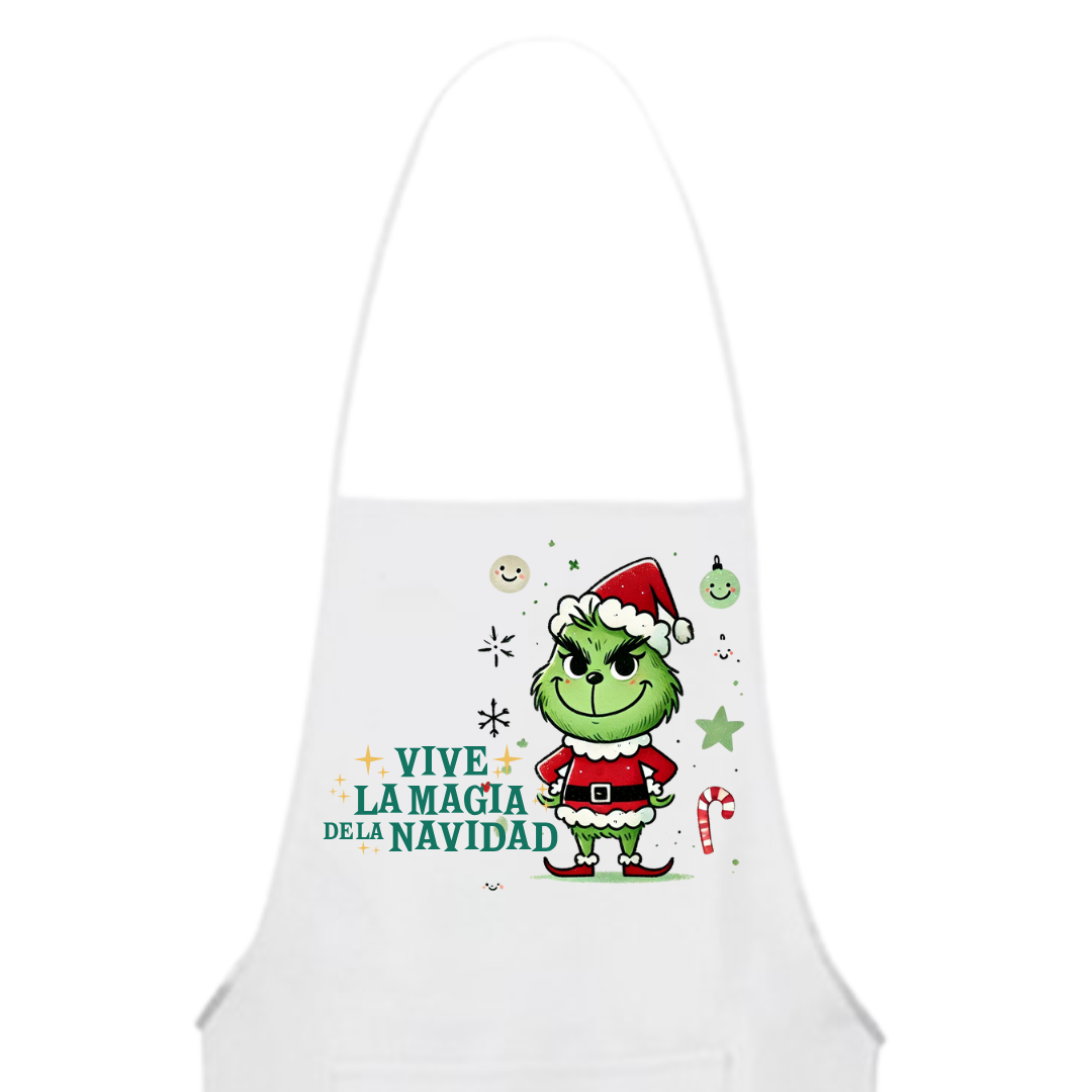 Delantal Navideño de Poliéster