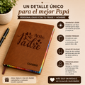 LIBRETA ECOCUERO + BOLÍGRAFO METÁLICO DÍA DEL PADRE