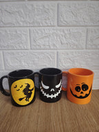TAZA DE CERAMICA DISEÑO HALLOWEEN