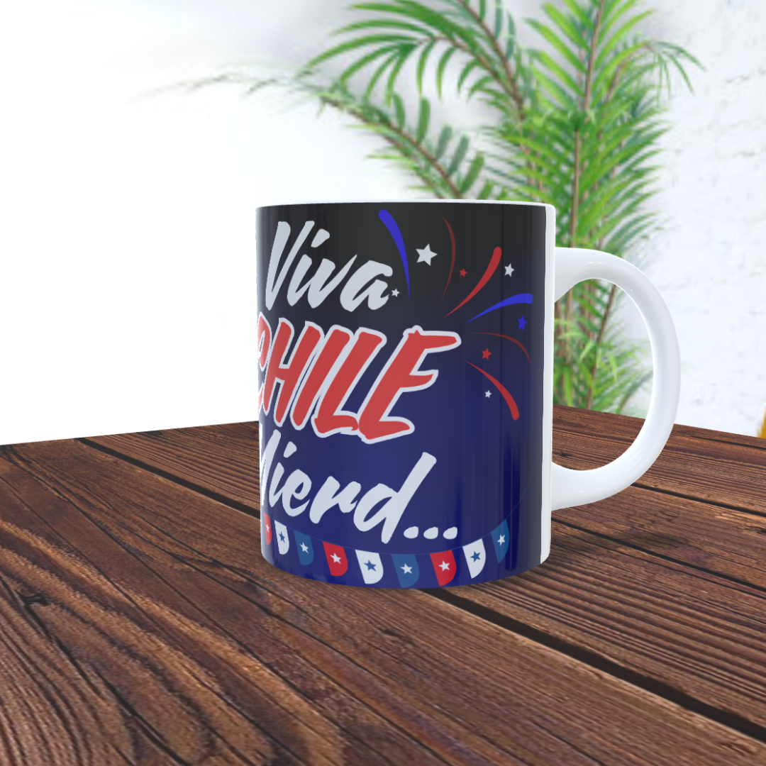 Tazón de Cerámica Diseño Fiestas Patrias Chile
