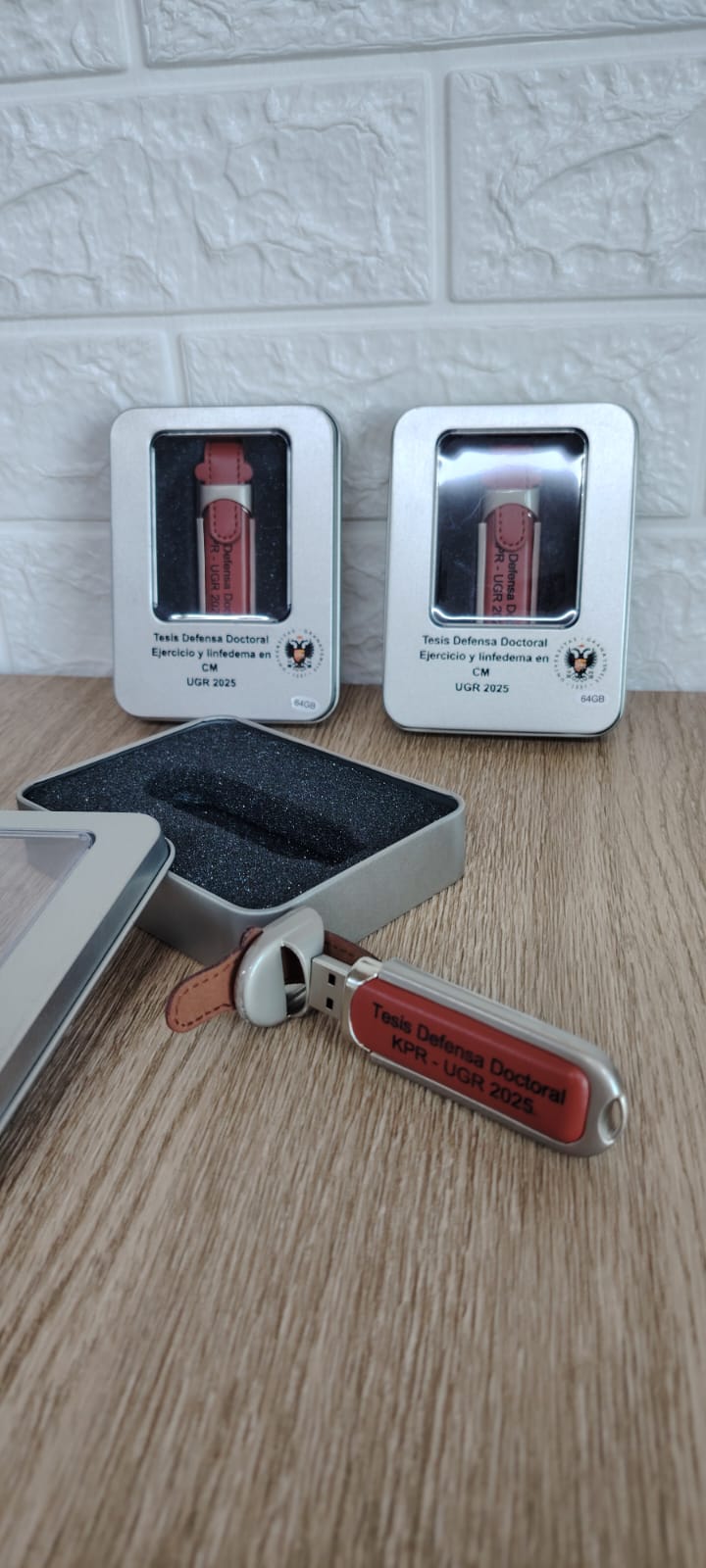 USB Pendrive 64GB de Cuero PERSONALIZADO