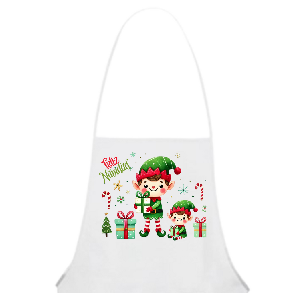 PACK Delantales Navideños de Poliéster 12u