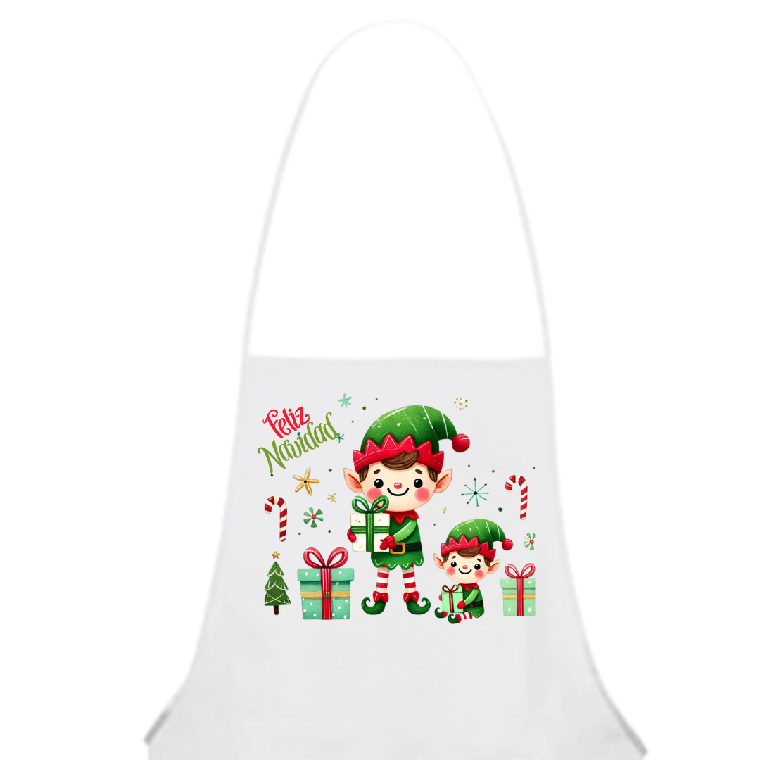 PACK Delantales Navideños de Poliéster 12u