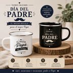 TAZÓN ENLOZADO PERSONALIZADO DÍA DEL PADRE