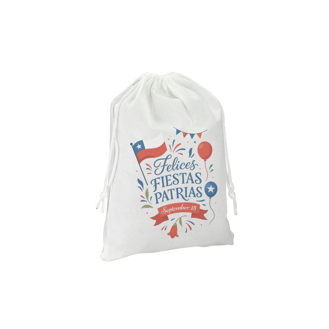 Pack Saco TNT Fiestas Patrias Chile 12 unidades