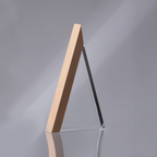 Trofeo Galvano de Madera y Cristal "Triangle"