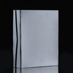 Trofeo Galvano de Madera y Cristal "Curve"