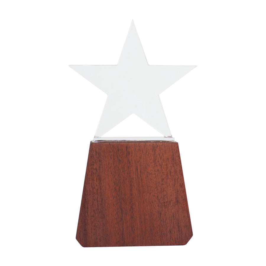 Trofeo de Madera y Cristal ''Lonely Star''