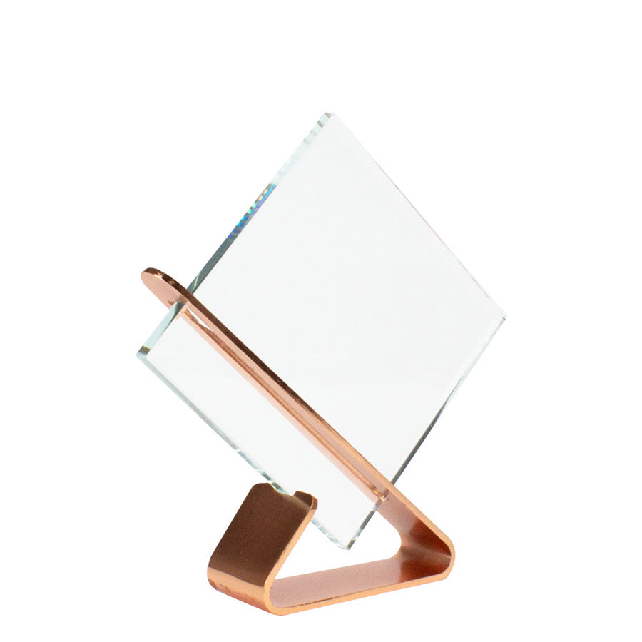 Trofeo Encobrizado de Cristal "Claim"