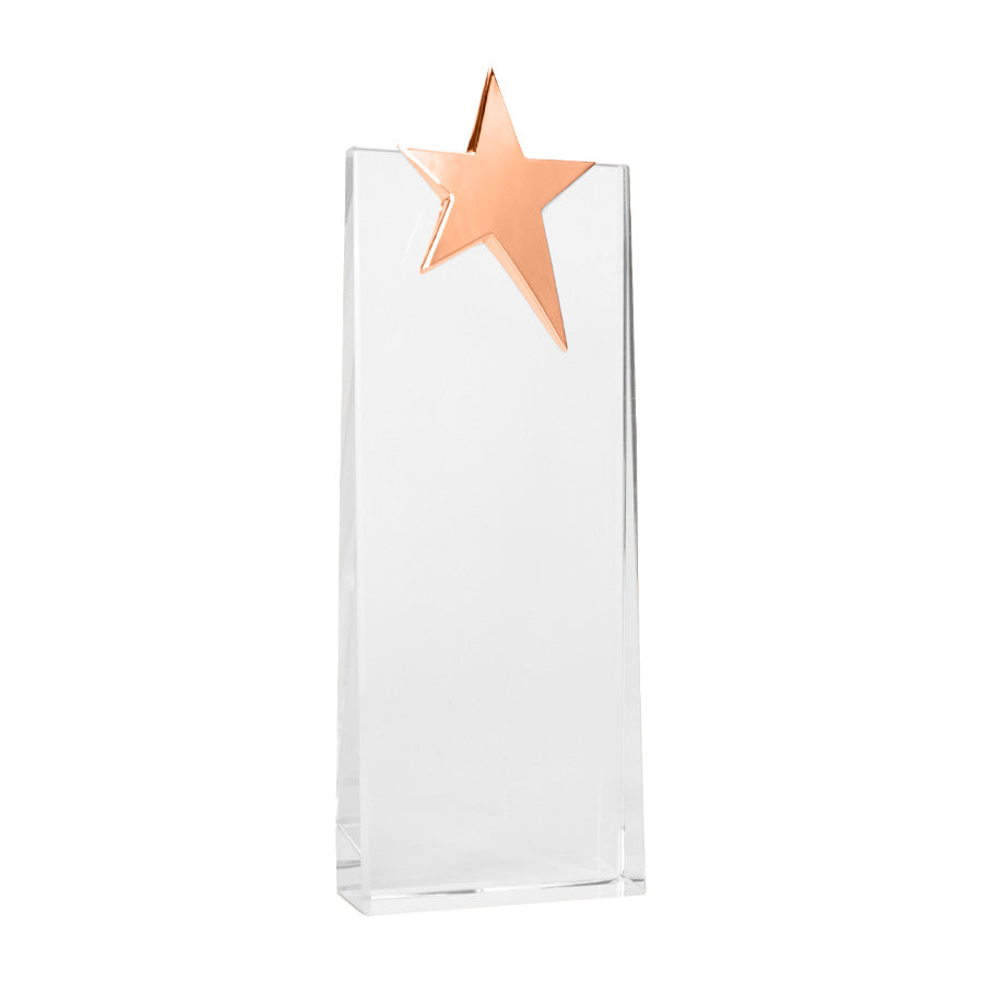 Trofeo Galvano de Cristal con estrella