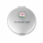 Espejo Plateado Doble