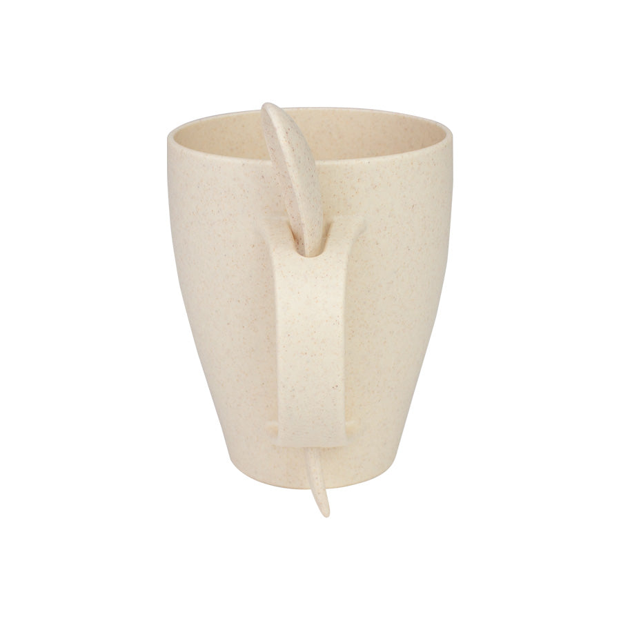 taza de caña de Trigo con Cuchara 400cc