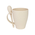 taza de caña de Trigo con Cuchara 400cc