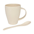 taza de caña de Trigo con Cuchara 400cc