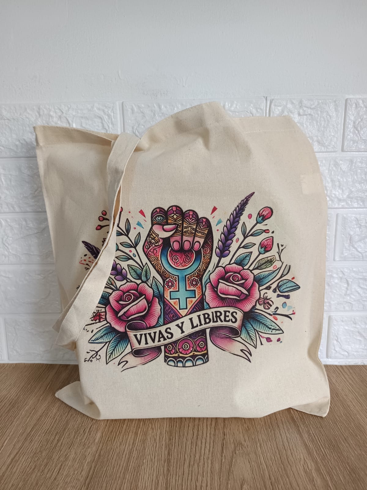 Bolsa de algodón dia de la mujer