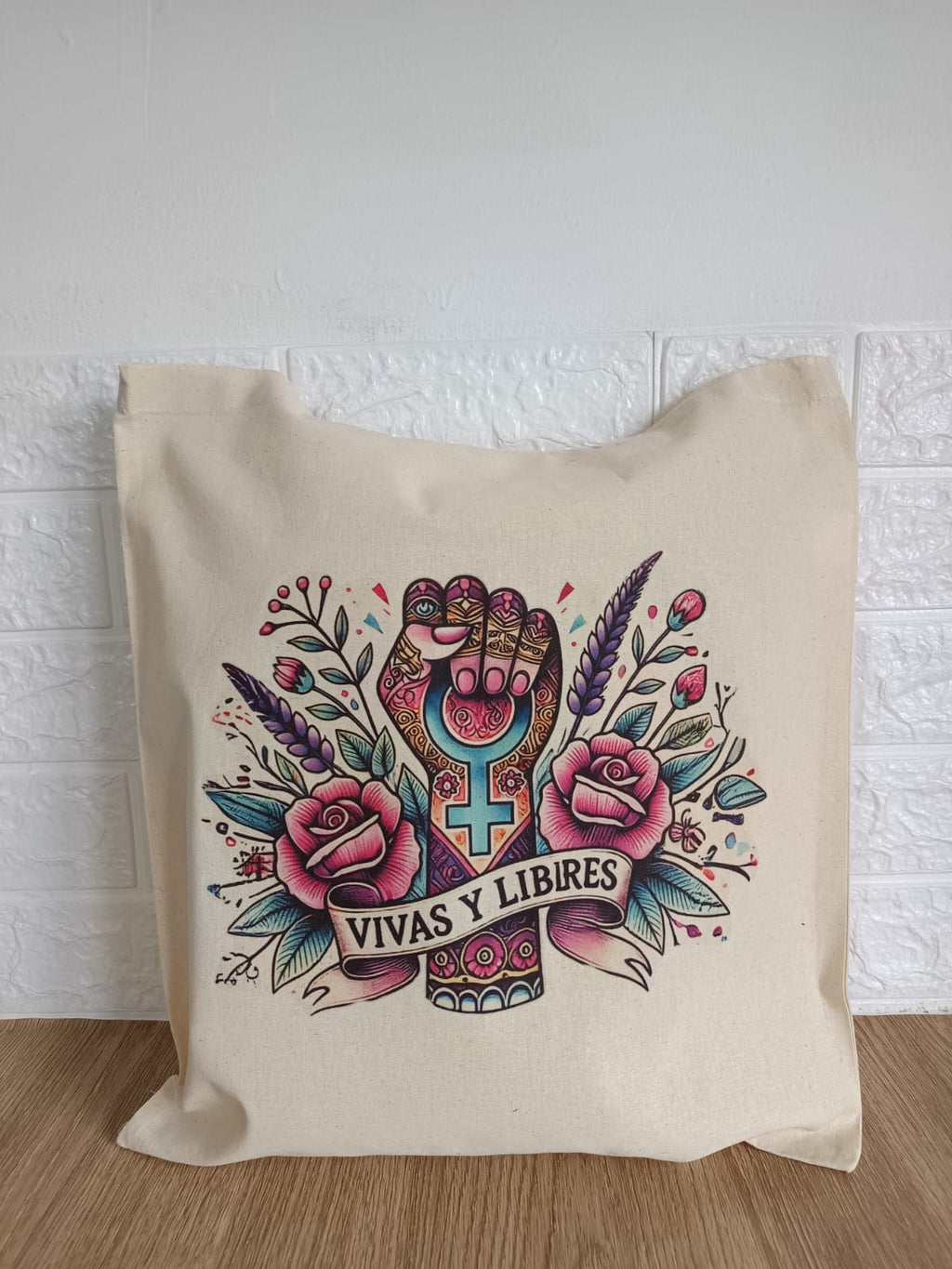Bolsa de algodón dia de la mujer