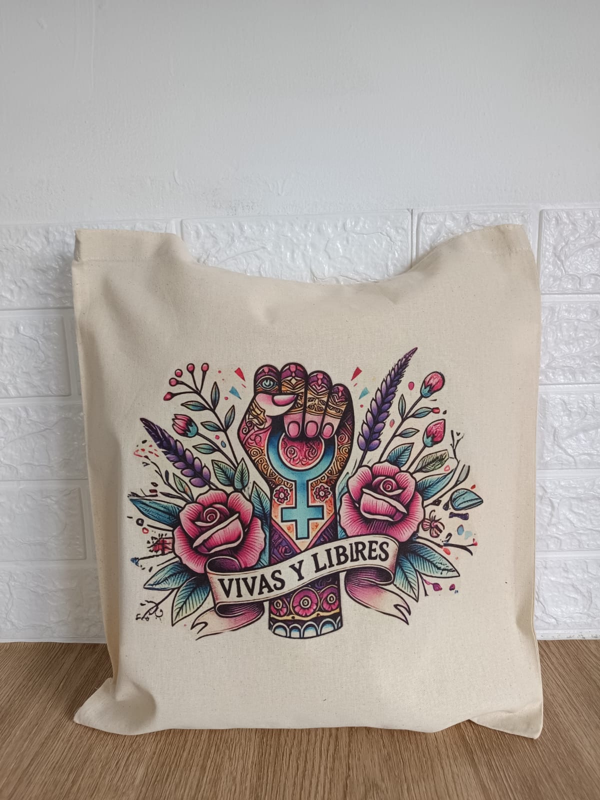 Bolsa de algodón dia de la mujer