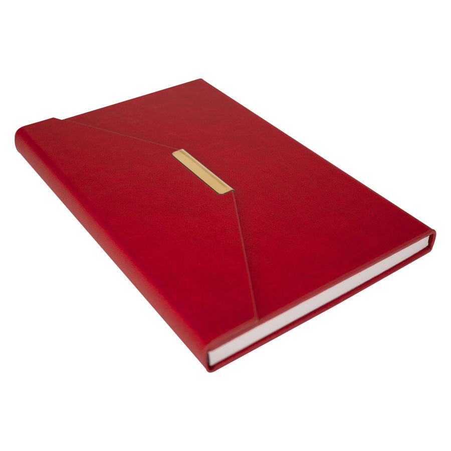 Deluxe Cuaderno de PU-eco-cuero con cierre imantado "ENVELOPE"
