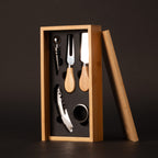 Set para vinos y quesos de Bamboo