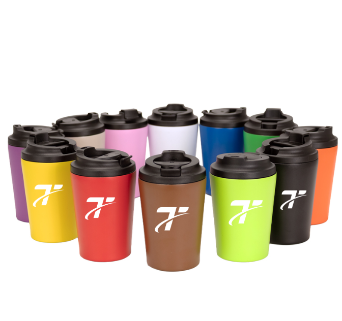 Mug térmico metálico doble pared NORWAY 355cc.