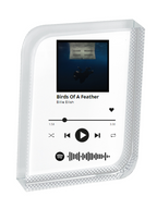 Porta canción de spotify de vidrio personalizada