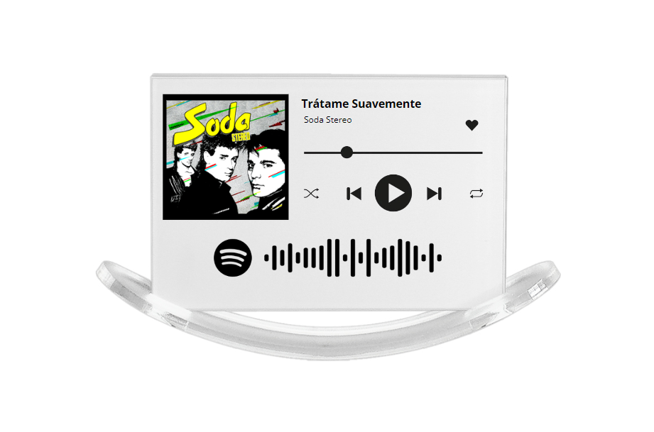 Porta-Retrato Balancín canción de spotify personalizada